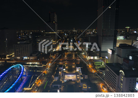名古屋栄のセントラルパークの夜景 138842803
