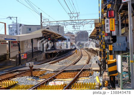 神戸市須磨区の山陽電鉄、須磨寺駅 138843478