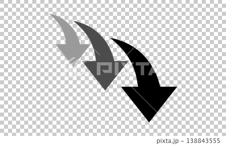 Downward arrow icon Downward arrow icon 138843555