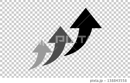 向上箭頭圖示（單色） 138843558
