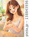 ハンドクリームを塗る女性 138843936