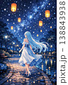 夜空と灯籠の下で 138843938