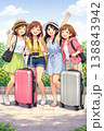 旅行に行く女性達 138843942