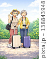 旅行に行くシニア女性 138843948