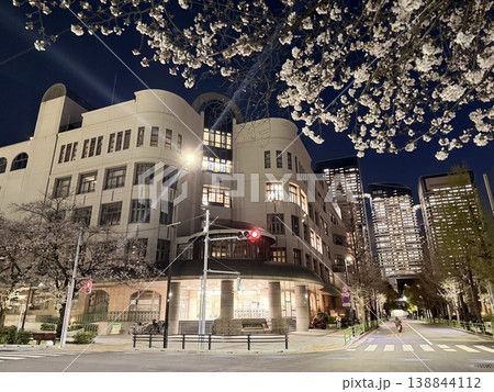 夜桜 × 小学校 夜桜 × 小学校 138844112