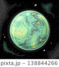 Vector exotic Planet 138844266