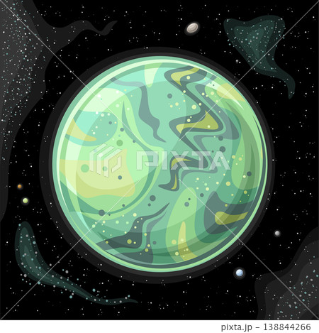 Vector exotic Planet Vector exotic Planet 138844266
