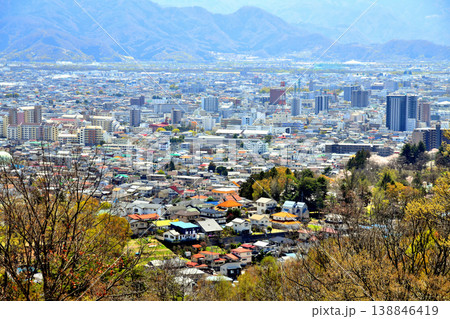 長野市三輪、長野市高田周辺を北西方向より望む(長野県長野市)【2026.4】 長野市三輪、長野市高田周辺を北西方向より望む(長野県長野市)【2026.4】 138846419