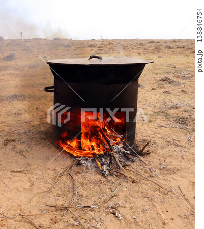 the fire in the field 138846754