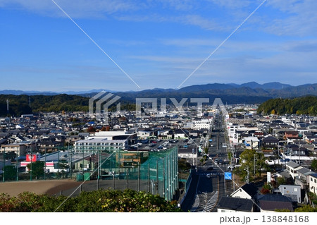 掛川城099 掛川市内、天守から 138848168