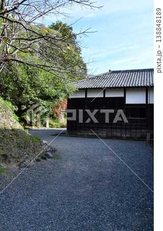 掛川城078 二の丸御殿、土塁 138848189