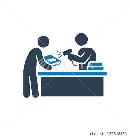 Processing Book Circulation Icon 138848583