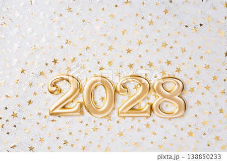 Holiday background Happy New Year 2028 138850233