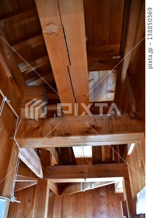 掛川城143 天守、内部、天井 138850369