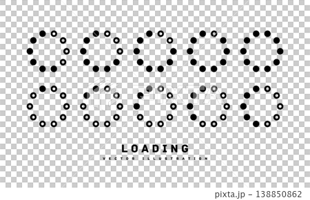 Loading simple icon set vector illustration Loading simple icon set vector illustration 138850862