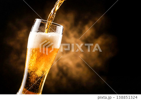 ビールとコピースペース 138851324