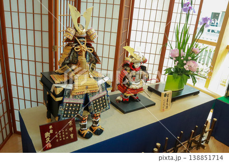 五月人形 兜 鎧 和室 日本 伝統 festival decor 138851714