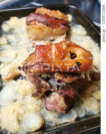 pork meat knee pork meat knee 138851806
