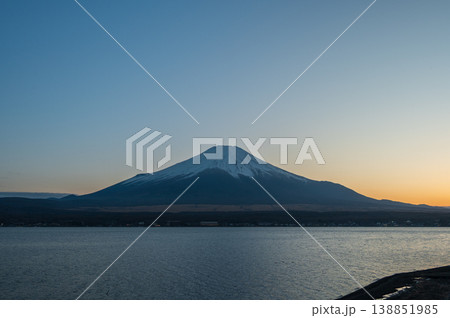 長池親水公園から眺める富士山 138851985