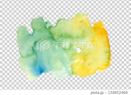 Green and yellow watercolor abstract texture Green and yellow watercolor abstract texture 138852460