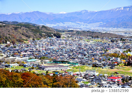 浅川小学校周辺を南西方向より望む/遠方に高社山(中野市)(長野県長野市)【2026.4】 浅川小学校周辺を南西方向より望む/遠方に高社山(中野市)(長野県長野市)【2026.4】 138852590