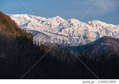 白馬三山の稜線 白馬三山の稜線 138852909