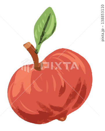 Watercolor style vector illustration of red apple on white background Watercolor style vector illustration of red apple on white background 138853110