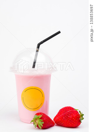 Delightful strawberry shake, a refreshing treat perfect for warm days spent enjoying sweet flavors and vibrant experiences Delightful strawberry shake, a refreshing treat perfect for warm days spent enjoying sweet flavors and vibrant experiences 138853697