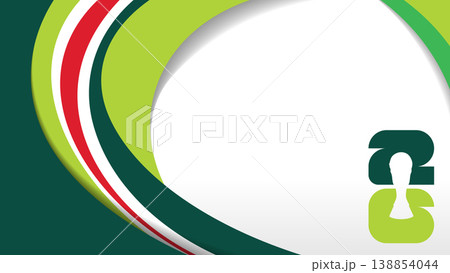 Mexican national flag ribbon background for 2026 football tournament. Green red and white wavy ribbons with trophy silhouette for soccer world championship in mexico. Mexican national flag ribbon background for 2026 football tournament. Green red and white wavy ribbons with trophy silhouette for soccer world championship in mexico. 138854044