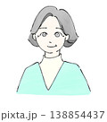 穏やかな年配の女性 138854437