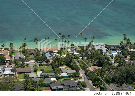 ラニカイピルボックスからの景色・ハワイ 138854464