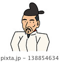戦国武将の手描きイラスト 138854634