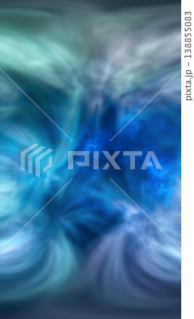 Soft blue abstract vortex of mist and glowing energy, with radial motion blur and dreamy atmospheric depth Soft blue abstract vortex of mist and glowing energy, with radial motion blur and dreamy atmospheric depth 138855083