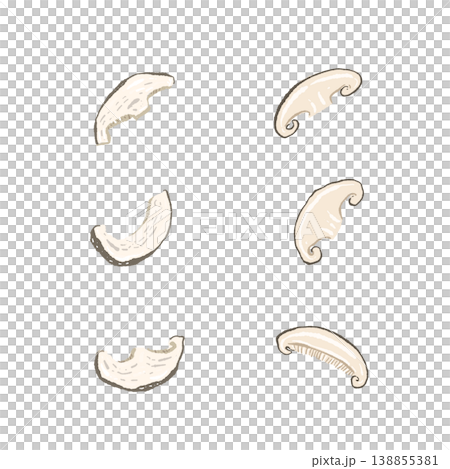 散落的切片香菇（變種） 138855381