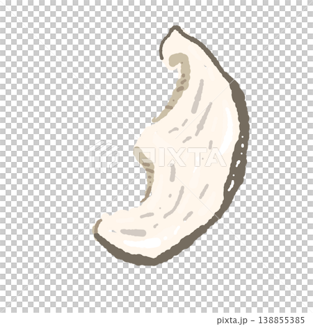 スライス椎茸（単体・ちぎれ） 138855385