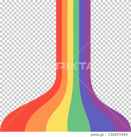 Vibrant Rainbow Flow Illustration, Colorful Straight and Curvy Pride Lines, Dynamic LGBTQA Symbol Design Element Isolated Vibrant Rainbow Flow Illustration, Colorful Straight and Curvy Pride Lines, Dynamic LGBTQA Symbol Design Element Isolated 138855484