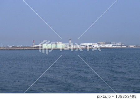 中部国際空港セントレア 南東の洋上からの風景（愛知県常滑市） 138855499