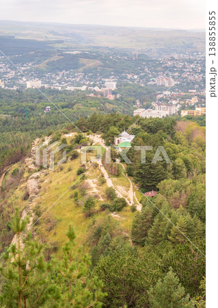 View of the mountains and Kislovodsk from the observation decks of the Kislovodsk Park View of the mountains and Kislovodsk from the observation decks of the Kislovodsk Park 138855855