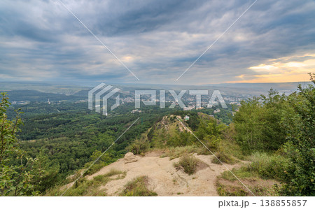 View of the mountains and Kislovodsk from the observation decks of the Kislovodsk Park View of the mountains and Kislovodsk from the observation decks of the Kislovodsk Park 138855857