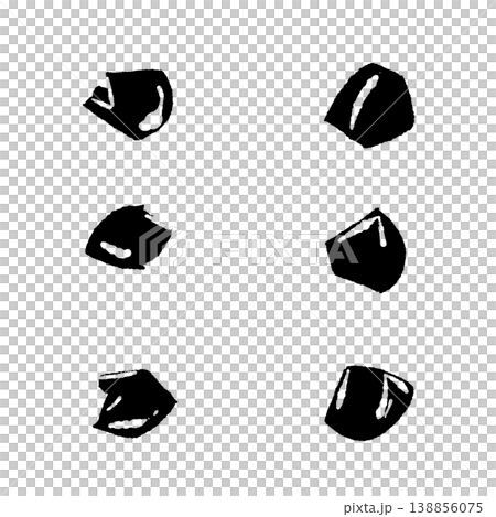 一組粗切的杏鮑菇（變體，單色） 138856075