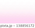 ピンク色のグラデーションのハーフトーンの背景 138856172