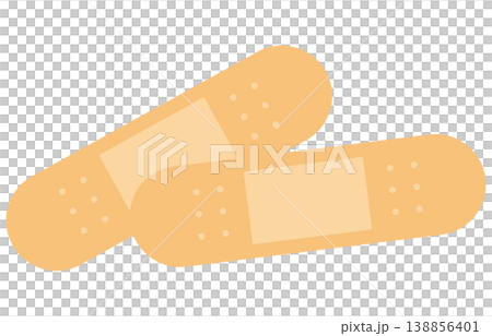 絆創膏のイラスト 絆創膏のイラスト 138856401