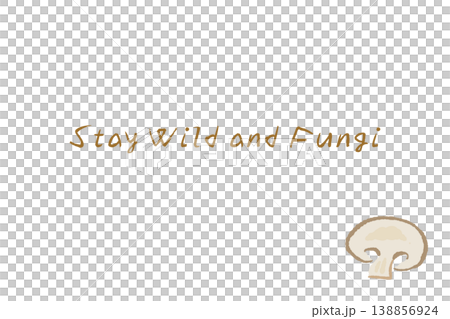 Horizontal menu card template for sliced mushrooms 138856924