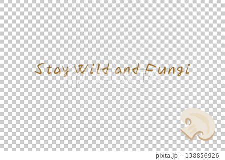 スライスマッシュルームの横型メニュー・カードテンプレート 138856926