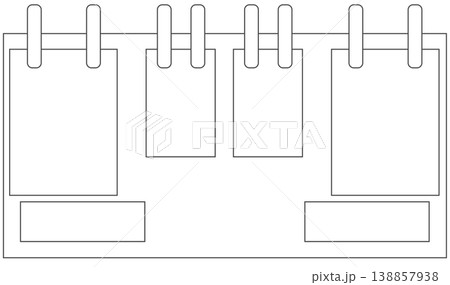 This is a line drawing of the scoreboard. 138857938