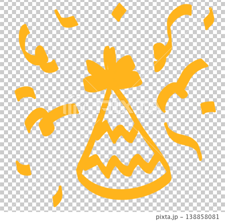This is an illustration of a birthday hat. This is an illustration of a birthday hat. 138858081