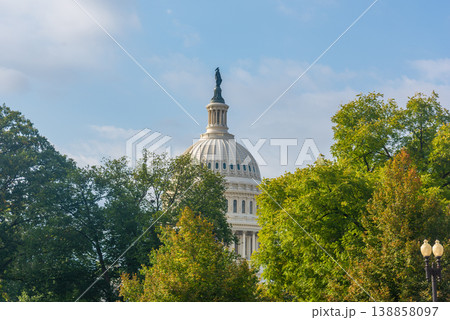 World famous US Capitol Building in National Mall 138858097