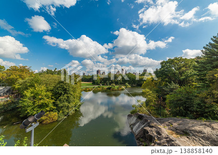 Clouds over Turtle Pond in Central Park 138858140