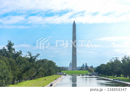 World famous Washington Monument in National Mall World famous Washington Monument in National Mall 138858147