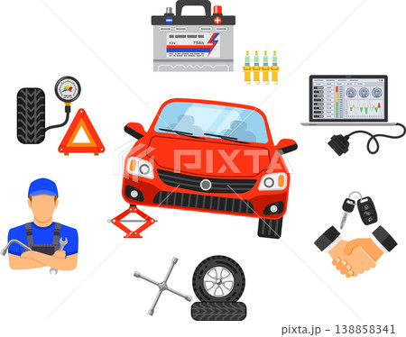 Car Service Concept Car Service Concept 138858341